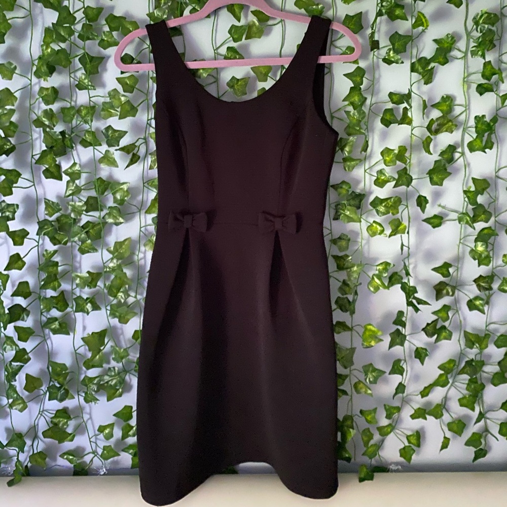 Black cocktail dress